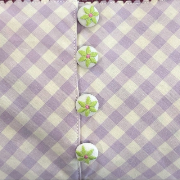 NWT Matilda Jane Enchanted Garden Gingham Tunic Top & Floral Pant Set Size 14 - Picture 8 of 10